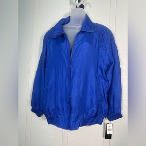 Fuda Sport Women’s Silk  Full Zip Jacket Size Large NWT